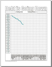 Debt is Going Down Tracking Chart