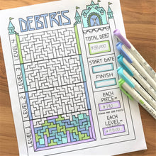 Debtris Tracking Chart