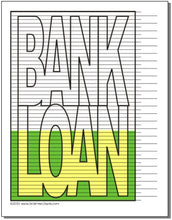 Bank Loan Tracking Chart