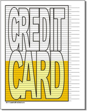 Credit Card Tracking Chart