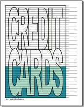 Credit Cards Tracking Chart