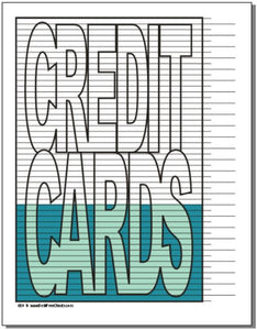 Credit Cards Tracking Chart