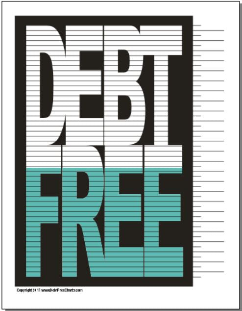 Debt Free Tracking Chart