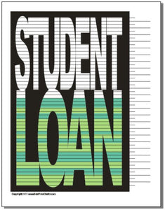 Student Loan Tracking Chart
