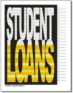 Student Loans Tracking Chart