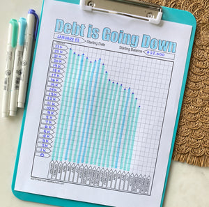 Debt is Going Down Tracking Chart