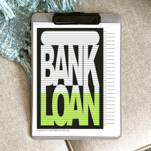 Bank Loan blank Tracking Chart