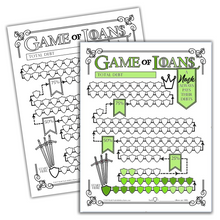 Game of Loans Tracking Chart