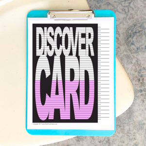 Discover Card Tracking Chart