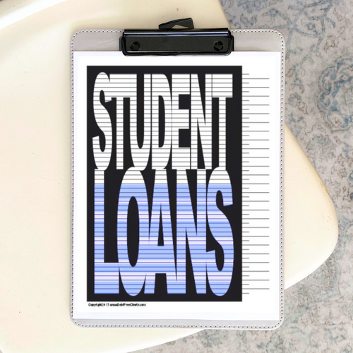 Student Loans Tracking Chart