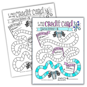 I Paid off my Credit Card Tracking Chart