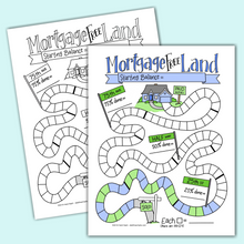Mortgage payoff tracker loan tracking printable chart game colored and blank