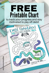 Debt Free Land Tracking Chart