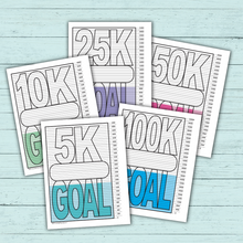 5k - 100k Goal Savings Trackers Set