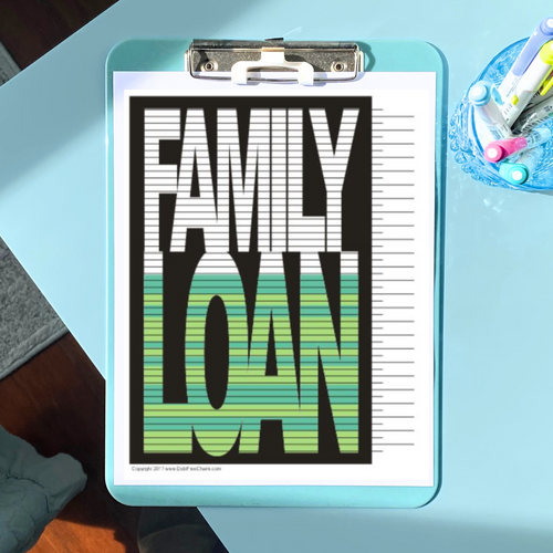 Family Loan Tracking Chart