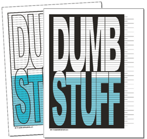 Dumb Stuff Tracking Chart