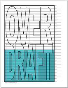 Overdraft Tracking Chart