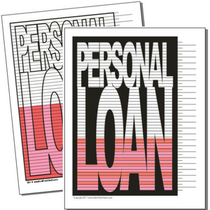 Personal Loan Tracking Chart