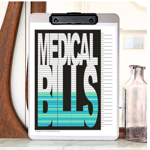 Medical Bills Tracking Chart
