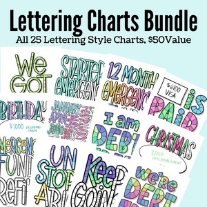 Lettering Charts Bundle