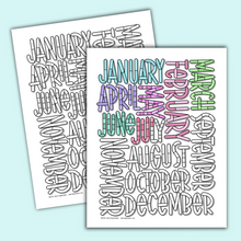 Lettering Charts Bundle