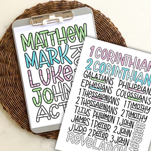 Bible Reading Trackers