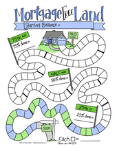 Mortgage payoff tracker loan tracking printable chart game